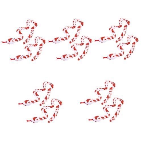 Ipetboom 10 STK Katzenminze-Schlange interaktives Kätzchenspielzeug künstliche Schlange Spielzeuge Katzenspielzeug kauen Katzenminze Spielzeug beißen selbst Spielen Haustierzubehör Plüsch von Ipetboom