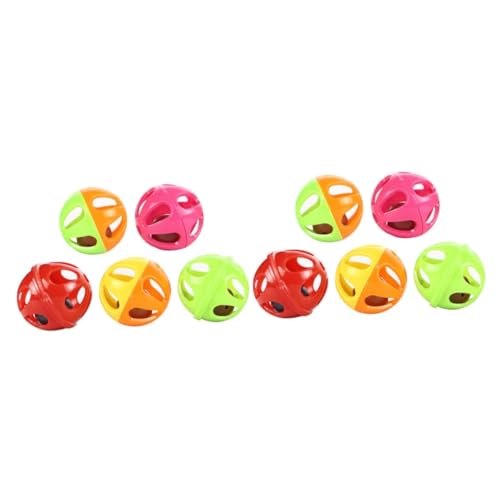 Ipetboom 100stücke Katzen Spielzeug Bälle Kreative Hohle Plüschbälle Mit Glocke Farben Fördert Neugier Und Bewegung Von Katzen Für Interaktive Spielstunden von Ipetboom