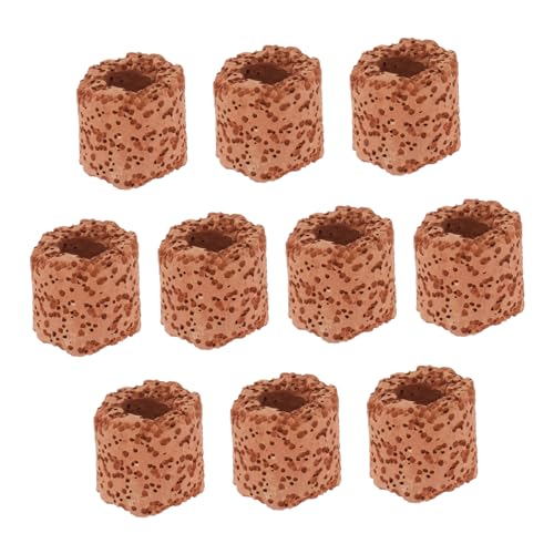 Ipetboom Ornament 10St Feste Ringe für Wasserpflanzen Erde für Aquarienpflanzen wasserpflanzen Aquarium Filter Sieb Wasserpflanze Feste Tasse Fester Ring für Wasserpflanze Anlage von Ipetboom