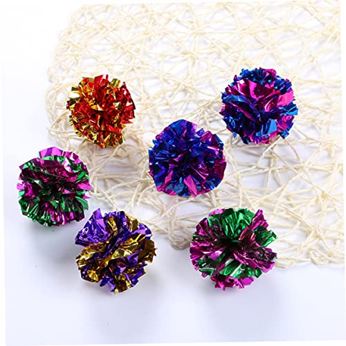 Ipetboom Spielzeug 10St Perlenhalsband für Katzen Aquarium aus Papier Polyester-Spielball Spielzeuge Katzenspielzeugbälle Crinkle-Bälle für Katzen Haustier Rasselkugel Film Spielzeugball Ipetboom Spielzeug 10St Perlenhalsband für Katzen Aquarium aus Papier Polyester-Spielball Spielzeuge Katzenspielzeugbälle Crinkle-Bälle für Katzen Haustier Rasselkugel Film Spielzeugball von Ipetboom