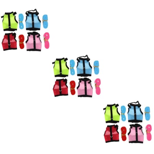 Ipetboom Kleider 12 STK Hasenweste Mesh-Weste Mesh-Outfits Mesh-Tanktop Sommerweste Hund Tanktops Leine Kaninchengeschirr Sommer Hasengeschirr draussen Hamster Gürtel Kleidung Netz Ipetboom Kleider 12 STK Hasenweste Mesh-Weste Mesh-Outfits Mesh-Tanktop Sommerweste Hund Tanktops Leine Kaninchengeschirr Sommer Hasengeschirr draussen Hamster Gürtel Kleidung Netz von Ipetboom