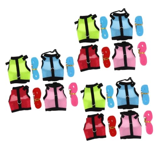 Ipetboom 12 STK Hasenweste Eichhörnchenkostü Haustier Geschirr Hase Geschirr Weste Sommerweste Kätzchen Sommer-kaninchenweste Sommer-Tanktop Mesh-Weste Für Haustiere Draussen Netz Leine Ipetboom 12 STK Hasenweste Eichhörnchenkostü Haustier Geschirr Hase Geschirr Weste Sommerweste Kätzchen Sommer-kaninchenweste Sommer-Tanktop Mesh-Weste Für Haustiere Draussen Netz Leine von Ipetboom