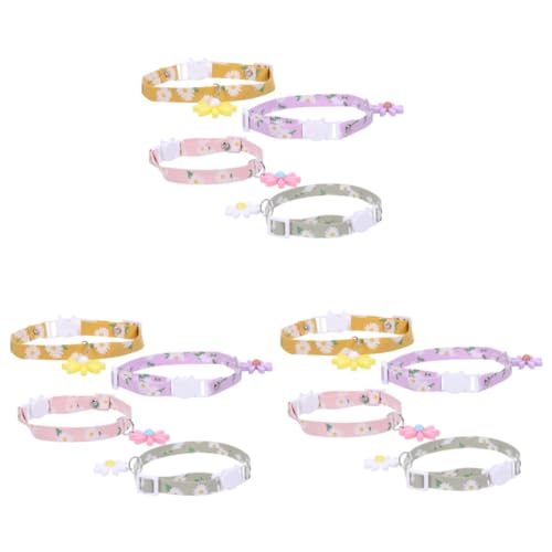 Ipetboom 12 STK Haustierhalsband Hundehalsband Bedruckt des Katzenhalsbandes Kätzchenhalsband Kleines Katzenhalsband Hase Halskette Welpenhalsband Einstellbar Baumwolle Kätzchen Katze Ipetboom 12 STK Haustierhalsband Hundehalsband Bedruckt des Katzenhalsbandes Kätzchenhalsband Kleines Katzenhalsband Hase Halskette Welpenhalsband Einstellbar Baumwolle Kätzchen Katze von Ipetboom