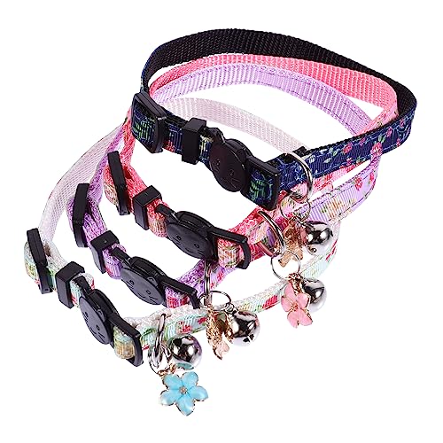 Ipetboom 3er-Set Haustier-Krawatten Blumen Katzenhalsband Haustier-Halskette Stilvolles Haustier-glockenhalsband Langlebig Und Leicht Zu Reinigen 4 Stück X 3 von Ipetboom