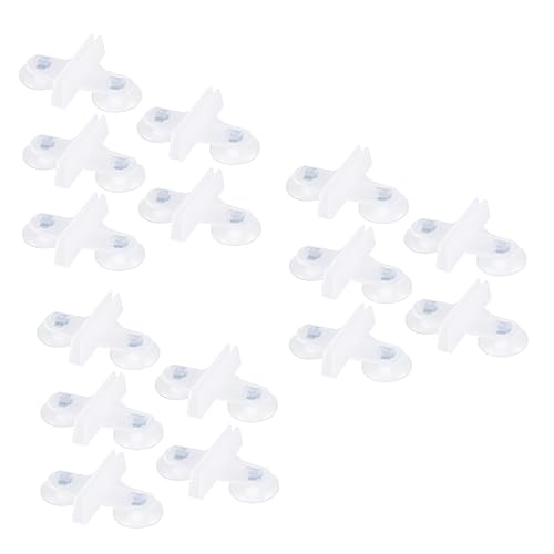 Ipetboom 3sets Glas Tasse Aquarium Kit Fisch Tank Teiler Blatt Weiß Kunststoff Aquarium Glas Tasse 5 Stücke * 3 von Ipetboom