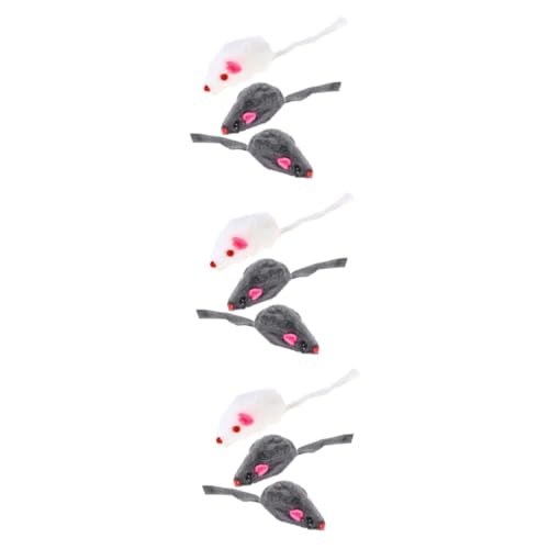 Ipetboom 3er-Sets Aussehende Mäusespielzeuge Mit Sound Für Katzen Plüschmäusespielzeuge Für Haustiere Katzenspielzeug Mäuse Haustierspielzeuge 6 Stück * 3 Ipetboom 3er-Sets Aussehende Mäusespielzeuge Mit Sound Für Katzen Plüschmäusespielzeuge Für Haustiere Katzenspielzeug Mäuse Haustierspielzeuge 6 Stück * 3 von Ipetboom