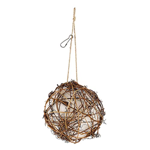 Ipetboom 1Pc Vogel Zaunkönige Kolibri Nest Finken Für Nachfüllbare Ideenhäuser Nester Hausapparate Dekorative Baumwollhalter Stationsdekor Papageienfütterung Futterspender von Ipetboom
