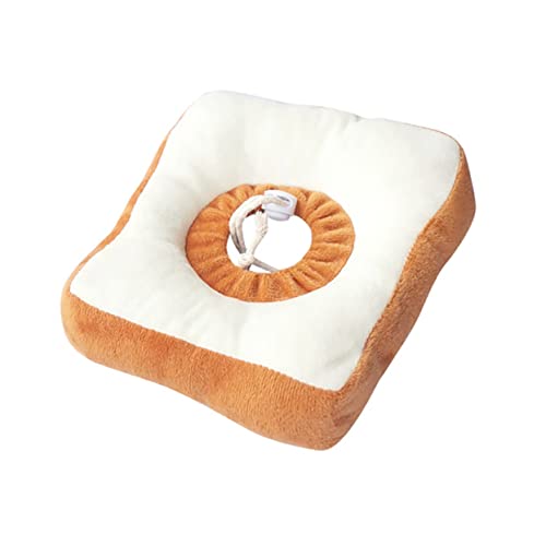 Ipetboom Haustier-kegelhalsband Weiches Toastbrot Haustier- Katze Verstellbar Katzenhalsband Schutzhalsband von Ipetboom
