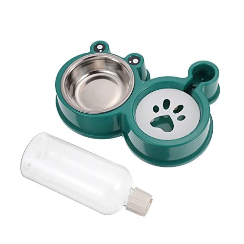 Ipetboom Automatischer Futternapf für Katzen und Hunde Praktischer Napf Auslaufsicher Leicht Zu Reinigen für Den Langfristigen Gebrauch Futternapf für Katzenfutter Grün von Ipetboom