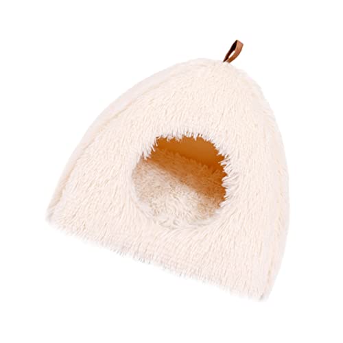Ipetboom Wärme Katzenbett Katzennest Kompakt Für Reisen Im Freien 40x40x37cm Weiß Haustierbedarf von Ipetboom