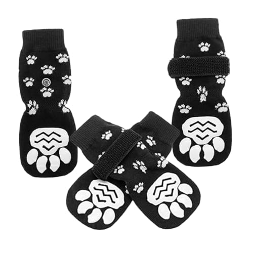 Ipetboom 2 Paar Anti-Rutsch-Hundesocken Entzückende Haustiersocken Pfotenschutz für Hunde wasserdichte Socken Wiederverwendbare Pfotenschützer Socken für Hund Hündchen Haustier socken Ipetboom 2 Paar Anti-Rutsch-Hundesocken Entzückende Haustiersocken Pfotenschutz für Hunde wasserdichte Socken Wiederverwendbare Pfotenschützer Socken für Hund Hündchen Haustier socken von Ipetboom