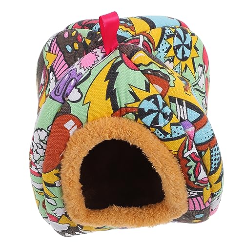 Ipetboom 2 STK kleines Haustiernest Rattenhamster Hausbett Hamsterhausbett Schlafsack Haustier-Schlafbett Haustierhaus Igel Haustierbett Haustierzubehör Hamsternest schlafendes Nest Plüsch von Ipetboom