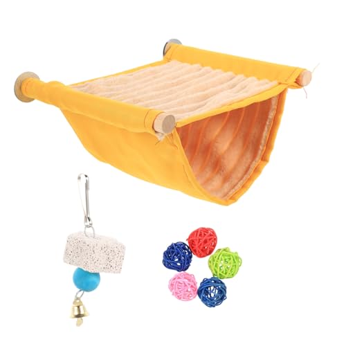 Ipetboom 2 Sets Hängematte Papagei Vogel Spielzeug Set Käfig Hängen Bett Spielzeug von Ipetboom