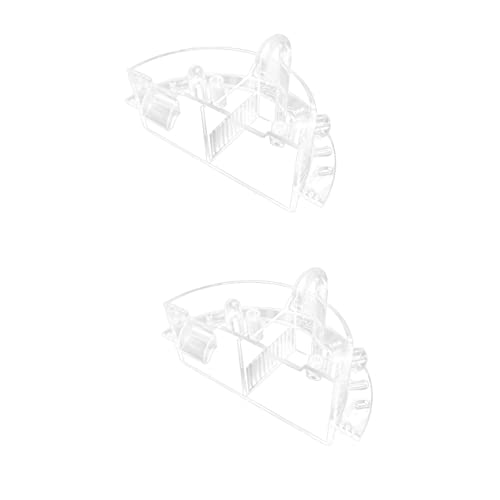 Ipetboom 2 Stück 3 Filterbox Für Aquarien S&b Luftfilter Mehrschichtiger Eckfilter Schwammfilter Für Aquarien Filter Für Schildkrötenbecken Luftbetriebener Filter Lagertank Runden Plastik von Ipetboom