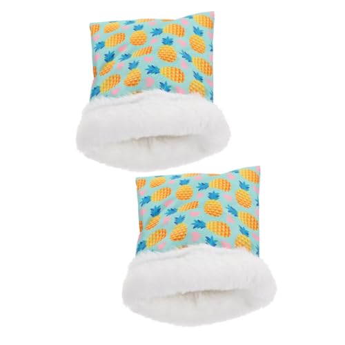 Ipetboom 2 Stücke Hamster Schlaf Tasche Guinea Pig Nest Weiche Baumwolle Beutel Haustier Warme Bett Für Kaltes Wetter von Ipetboom