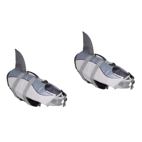 Ipetboom 2-teilige Weste Zum Schwimmen Für Hunde Weste Mit Verstellbaren Trägern Robustes Polyestermaterial Sicherheitsfunktionen Für Wassersport Reflektierend Für Die Nacht von Ipetboom