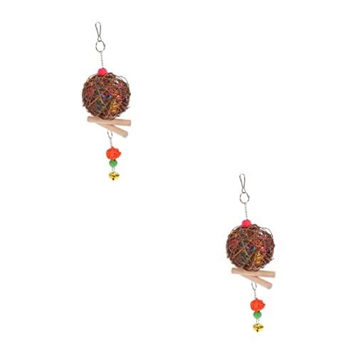 Ipetboom 2 Stück Vogel-kauspielzeug Papageien-beißspielzeug Hängespielzeug Für Ziervögel Sicheres Material Lustiges Schickes Design Ipetboom 2 Stück Vogel-kauspielzeug Papageien-beißspielzeug Hängespielzeug Für Ziervögel Sicheres Material Lustiges Schickes Design von Ipetboom