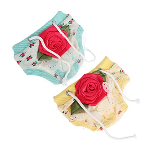 Ipetboom Windelhöschen für Hundewelpen 2-in-1-set Atmungsaktive Hosen S 15–25 cm Modisches Design Urin Ipetboom Windelhöschen für Hundewelpen 2-in-1-set Atmungsaktive Hosen S 15–25 cm Modisches Design Urin von Ipetboom