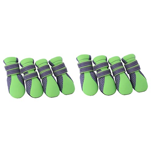 Ipetboom 2 Stück Verstellbare Hundeschuhe Netzstoff Haustier-hundestiefel Größe XL Grün Bequem Zum Wandern Und Laufen Für Hunde Ipetboom 2 Stück Verstellbare Hundeschuhe Netzstoff Haustier-hundestiefel Größe XL Grün Bequem Zum Wandern Und Laufen Für Hunde von Ipetboom