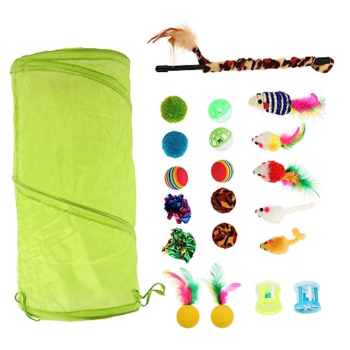 Ipetboom Katzenspielzeug 21-teiliges Set Plüsch-katzenspielzeug Glocken Unterhaltungsspielzeug für Kätzchen Ipetboom Katzenspielzeug 21-teiliges Set Plüsch-katzenspielzeug Glocken Unterhaltungsspielzeug für Kätzchen von Ipetboom