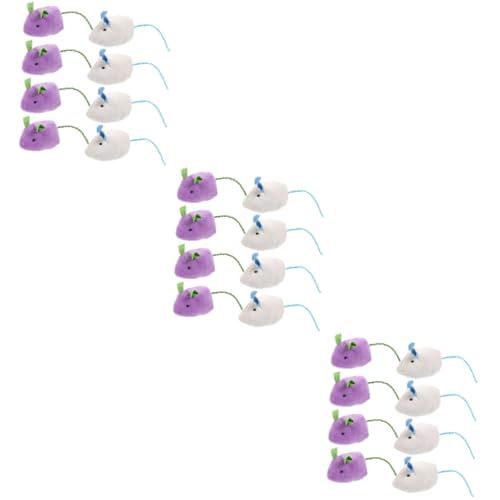 Ipetboom 24 STK Simulations- -Spielzeug Interaktive Katze Realistisches Mäuse-katzenspielzeug Realistisches Mausspielzeug Beißspielzeug Für Haustiere Plüsch Bissfest Haustierzubehör Ipetboom 24 STK Simulations- -Spielzeug Interaktive Katze Realistisches Mäuse-katzenspielzeug Realistisches Mausspielzeug Beißspielzeug Für Haustiere Plüsch Bissfest Haustierzubehör von Ipetboom
