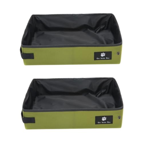 Ipetboom 2 Stücke Box Haustier Katzentoilette Für Katze Robuste Katzentoilette Zu Reinigen Tragbare Für Den Außenbereich Ipetboom 2 Stücke Box Haustier Katzentoilette Für Katze Robuste Katzentoilette Zu Reinigen Tragbare Für Den Außenbereich von Ipetboom
