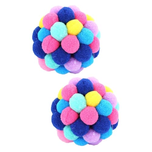 Ipetboom 2St Katzenglockenkugeln Kätzchen Glockenkugeln knete Spielzeug knetspielzeug Toy Set Rasselspielzeugball für Katze Glockenspielzeug für Katze die Katze Hüpfender Ball einstellen Ipetboom 2St Katzenglockenkugeln Kätzchen Glockenkugeln knete Spielzeug knetspielzeug Toy Set Rasselspielzeugball für Katze Glockenspielzeug für Katze die Katze Hüpfender Ball einstellen von Ipetboom