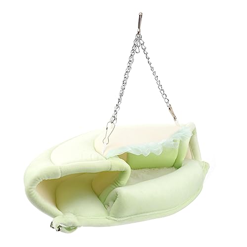 Ipetboom 2St Eichhörnchenbett Bett kleines Tierbett Eichhörnchen Beutel Hamster Haustier hängendes Bett Hängende Hängematte für Haustiere warm halten Igel Meerschweinchen Kleine Tiere von Ipetboom