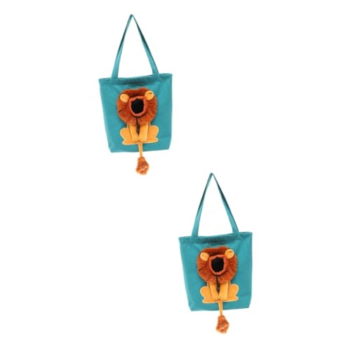2St Umhängetasche Katzentragetasche groß Tragetasche für Haustiere Welpe Seesäcke für unterwegs Faltbare katzentragetasche Katzentaschen für die Reise klein Schultertaschen Käfig von Ipetboom