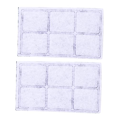 Ipetboom Ersatzfilter für Trinkbrunnen für Haustiere 2er-Pack für Süßwasserfilter mit 6 Gittern für Hunde und Katzen von Ipetboom