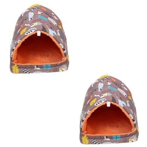Ipetboom 2 Stücke Haustier Schlafen Bett Hamster Versteck Käfig Zubehör Bunny Nest Warme Nest Für Dekorative Für Home Couch Stuhl von Ipetboom