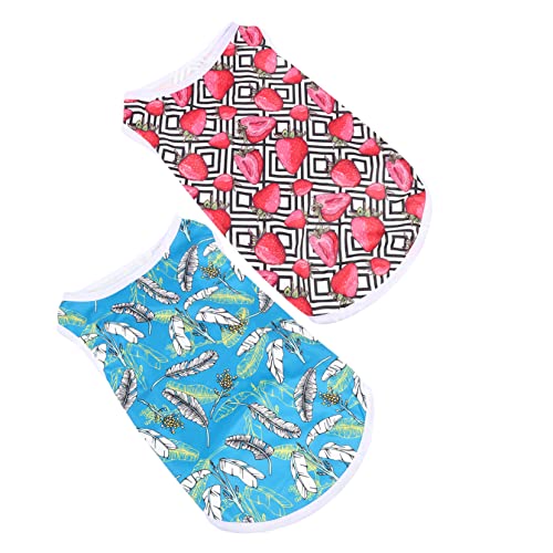 Ipetboom 2pcs Haustier Tuch Hund Westen für Hunde Welpen Hemd Komfortable Hund Shirt Ipetboom 2pcs Haustier Tuch Hund Westen für Hunde Welpen Hemd Komfortable Hund Shirt von Ipetboom
