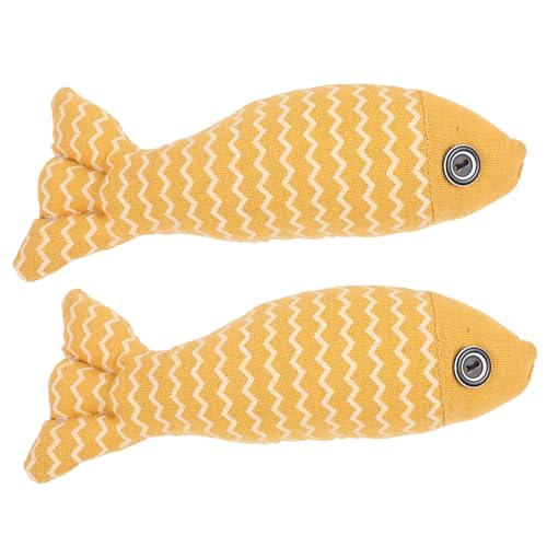Ipetboom 2stücke Katzen Spielzeug Interaktives Fischspielzeug Aus Strapazierfähigem Gefülltem Non-Woven-Material Kauspielzeug Für Katzen Zum Spielen Beißen Und Jagen Ipetboom 2stücke Katzen Spielzeug Interaktives Fischspielzeug Aus Strapazierfähigem Gefülltem Non-Woven-Material Kauspielzeug Für Katzen Zum Spielen Beißen Und Jagen von Ipetboom