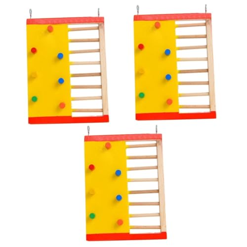 Ipetboom 3 STK Hamster Kletter Leiter Vogel Stehleiter Hamster-Trainingsspielzeug Spielset aus Holz Vogelkäfig Haustierzubehör Kletterleiter Spielzeug kleines Haustier Spielstand Holzleiter Ipetboom 3 STK Hamster Kletter Leiter Vogel Stehleiter Hamster-Trainingsspielzeug Spielset aus Holz Vogelkäfig Haustierzubehör Kletterleiter Spielzeug kleines Haustier Spielstand Holzleiter von Ipetboom
