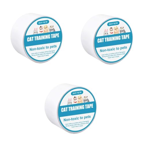 Ipetboom 3 Stücke Cat Scratch Tape Sofa Selbstklebende Protector Pet Couch Tape von Ipetboom