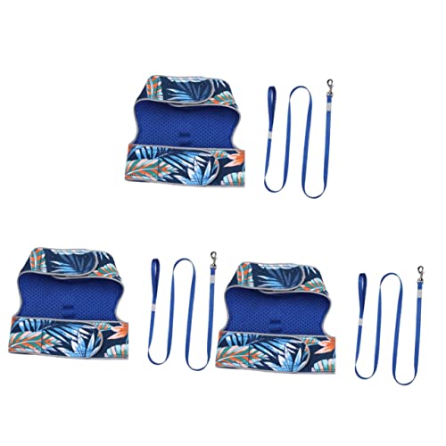 Ipetboom 3 Sets Katze Fuß Leine Weiche Polyester Mesh Flucht Design Nacht-beleuchtete Haustier Weste Ipetboom 3 Sets Katze Fuß Leine Weiche Polyester Mesh Flucht Design Nacht-beleuchtete Haustier Weste von Ipetboom