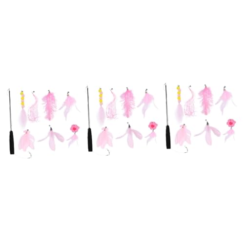Ipetboom 3 Sets Katzenspielzeug Aus Langlebigem Material Stangenstab Mit Ersatzspielzeug Katzenspielzeug-Bundle 7 Stück * 3 Ipetboom 3 Sets Katzenspielzeug Aus Langlebigem Material Stangenstab Mit Ersatzspielzeug Katzenspielzeug-Bundle 7 Stück * 3 von Ipetboom