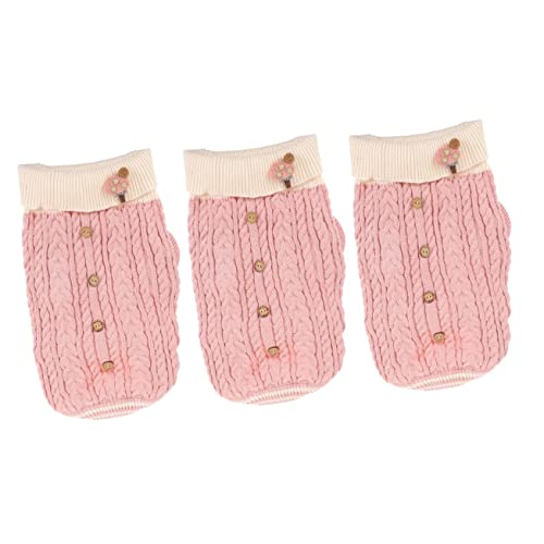 Ipetboom 3 Stück Warmer Hundemantel Haustierpullover Für Hunde Modische Kleidung Für Foto-Requisiten Ipetboom 3 Stück Warmer Hundemantel Haustierpullover Für Hunde Modische Kleidung Für Foto-Requisiten von Ipetboom