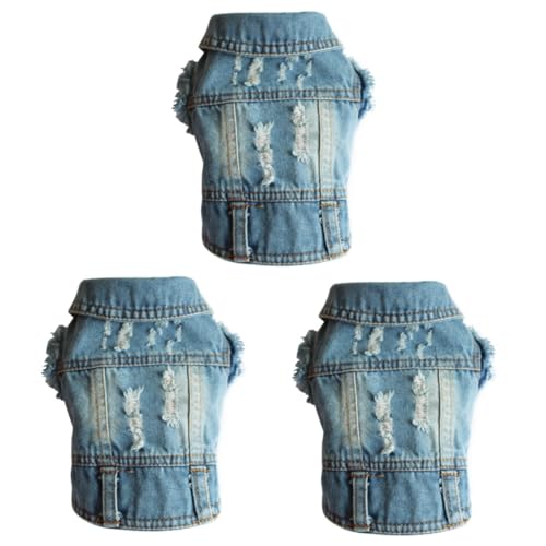 3st Kleider Tanktops Jeansweste Weste Für Hunde Hundekleidung Denim-hundewesten Haustier Hund Jacke Haustierkleidung Der Hund von Ipetboom