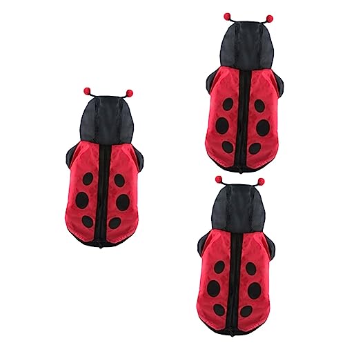 Ipetboom 3 Stück Haustierkostüm Katze Lustige Kleidung Haustier Outfit Haustier Cosplay Kleidung Party Lustige Haustierkleidung Weiches Material von Ipetboom