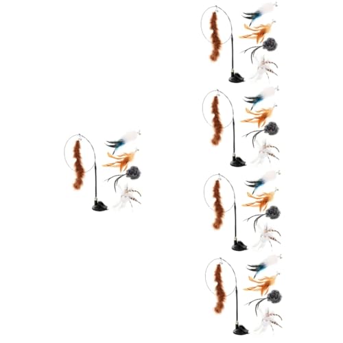 Ipetboom 5 Sets Selbstspiel-neckspielzeug Für Haustiere Katzen Interaktives Spielzeug Interaktive Neckstäbe 6 Stück X 5 Ipetboom 5 Sets Selbstspiel-neckspielzeug Für Haustiere Katzen Interaktives Spielzeug Interaktive Neckstäbe 6 Stück X 5 von Ipetboom