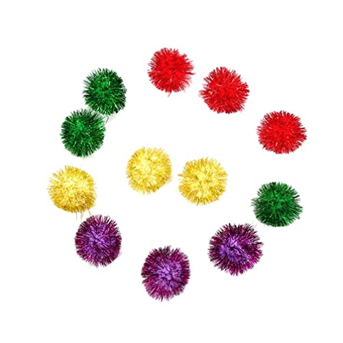 Ipetboom 30 STK Katze Pom Pom Kugeln Rj Plüsch Katzen-Glitzer-Lametta-Kugeln Katze Pom Poms Glitzern Katzen-Lametta-bälle-Spielzeug Kätzchen Pompons Katzenspielzeug Puffbälle Puffball Blitz Ipetboom 30 STK Katze Pom Pom Kugeln Rj Plüsch Katzen-Glitzer-Lametta-Kugeln Katze Pom Poms Glitzern Katzen-Lametta-bälle-Spielzeug Kätzchen Pompons Katzenspielzeug Puffbälle Puffball Blitz von Ipetboom