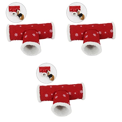 Ipetboom 3 Stück Hamsterspielzeug Aus Erstklassigem Material Haustiertunnel Warmes Fleece-Rohr Versteckbett Für Haustiere Ipetboom 3 Stück Hamsterspielzeug Aus Erstklassigem Material Haustiertunnel Warmes Fleece-Rohr Versteckbett Für Haustiere von Ipetboom