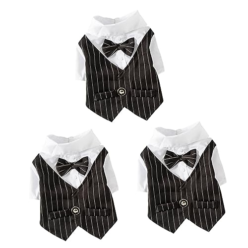 Ipetboom 3St Hunde-Smoking Hemd Kleidung Haustierparty Halloween Hemden Welpenkleidung Tuch Party- Haustieranzug Kleiner Passen Hundekleidung Ipetboom 3St Hunde-Smoking Hemd Kleidung Haustierparty Halloween Hemden Welpenkleidung Tuch Party- Haustieranzug Kleiner Passen Hundekleidung von Ipetboom