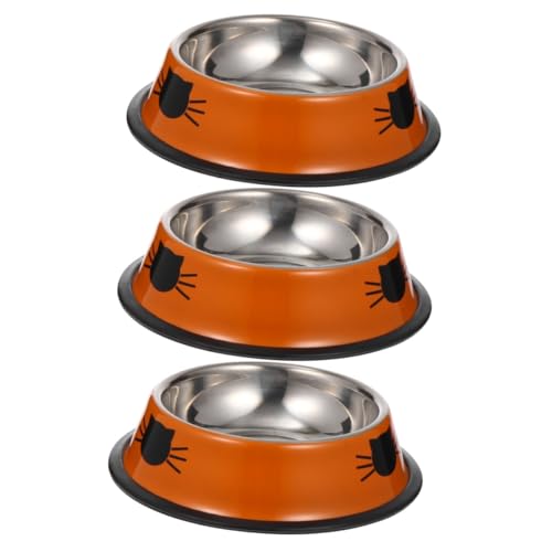 Ipetboom 3-teiliger Erhöhter Hundenapf Mit Einfachem Design Robuster Futterspender Für Katzen Und Hunde Geeignet Für Nass- Und Trockenfutter von Ipetboom