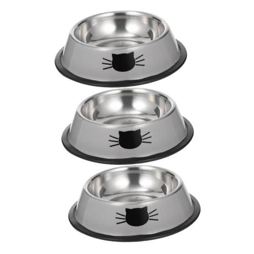 Ipetboom 3 Stücke Material Katze Dispenser Doppel Tiernahrung Schüssel Kätzchen Welpen Feeder Edelstahl Gesunde Bequem Ipetboom 3 Stücke Material Katze Dispenser Doppel Tiernahrung Schüssel Kätzchen Welpen Feeder Edelstahl Gesunde Bequem von Ipetboom