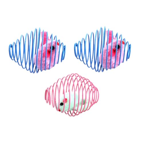 Ipetboom Katzenspielzeug Mäuse Zum Necken 3 Stück Für Haustiere Kätzchen Spielzeug Aus Weichem Stoff Geistig Und Körperlich Zufällige Farbe Ipetboom Katzenspielzeug Mäuse Zum Necken 3 Stück Für Haustiere Kätzchen Spielzeug Aus Weichem Stoff Geistig Und Körperlich Zufällige Farbe von Ipetboom