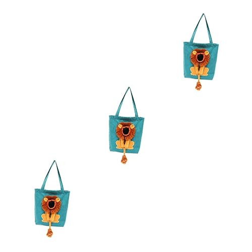 3St Umhängetasche Katzentragetasche Tragbare Transportbox für Katzen Kleiner Reisekoffer Seesäcke für unterwegs reisetaschen Hundeträger tragbarer Welpenträger faltbar Hundekäfig von Ipetboom
