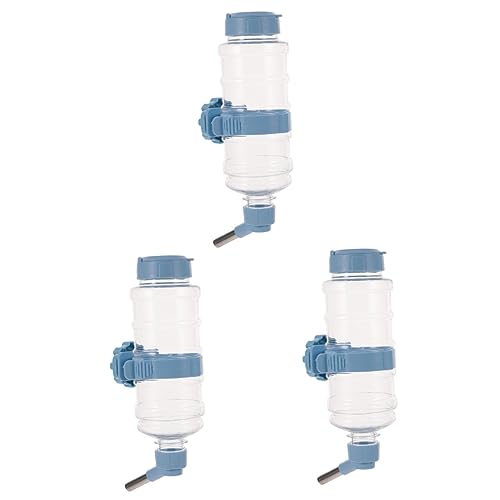 Ipetboom 3St automatische Wasserzufuhr Haustier Plastikwasserflaschen Hamster hängender Futterautomat Trinkflasche für Wasser die Katze Wasserspender klares Wasser Zubringer Trinkbrunnen von Ipetboom