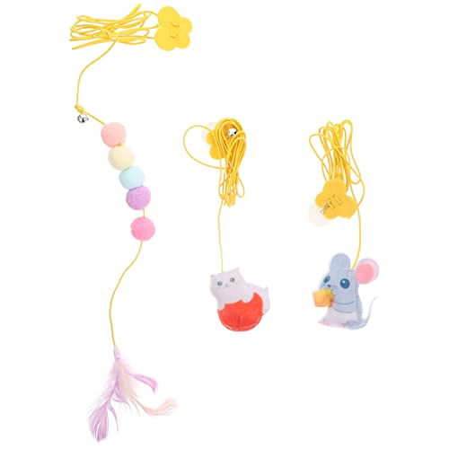 Ipetboom Interaktives Neckspielzeug für Katzen Teaser Mäuse Zum Necken Hängende und Plüsch Ipetboom Interaktives Neckspielzeug für Katzen Teaser Mäuse Zum Necken Hängende und Plüsch von Ipetboom